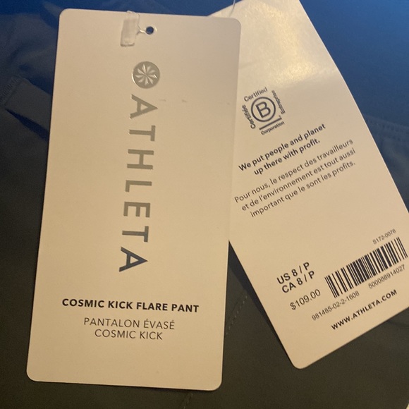 Athleta Cosmic Kick Flare Pant // Aspen Olive - Picture 9 of 13